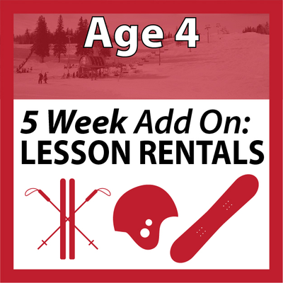 5-Week Lesson Rentals - Age 4