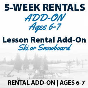 5-Week Lesson Rentals For Ages 6-7