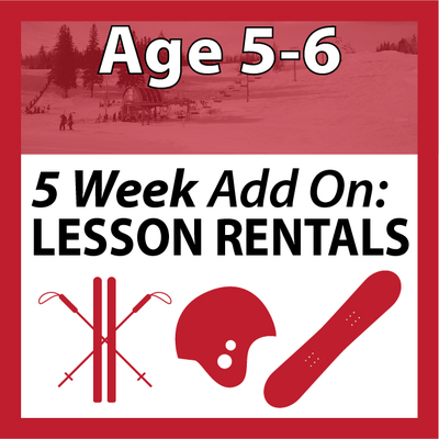 5-week Lesson Rental - Ages 5-6