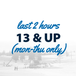 Daily Rental for Last 2 hours for ages 13+