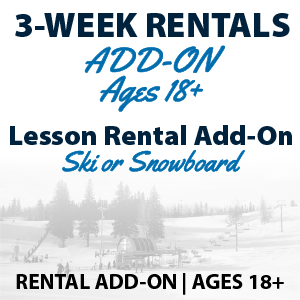 3-Week Lessons Rentals for 18+