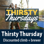 Thirsty Thursday Twilight Aerial Park Ticket - 2hr Duration. Available July & August
