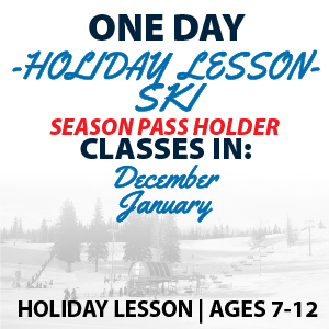 Holiday Ski Lesson Program Ages 7-12 - Passholder