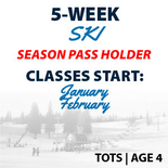 5-Week Ski Programs Age 4 - Passholder