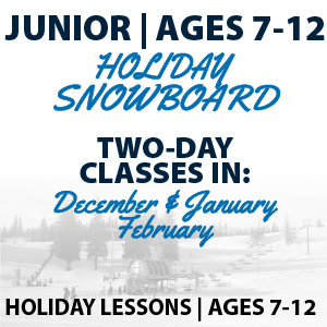 Holiday Program Junior 7-12 Snowboard