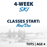 4-Week Ski Programs Age 4