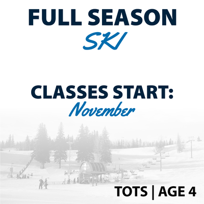 Full Season Tot (Age 4) Ski