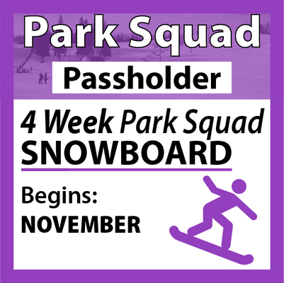 4-Week Board Park Squad Program Ages 13-17 - Passholder