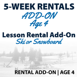 5-Week Lesson Rentals - Age 4