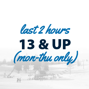 Daily Rental for Last 2 hours for ages 13+