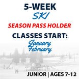 5-Week Ski Program Ages 7-12 - Passholder