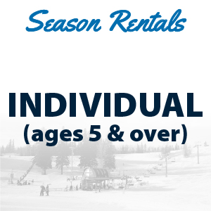 Seasonal Rentals for ages 5 & Up