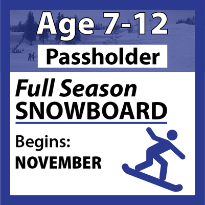 Full Season Board Program Ages 7-12 - Passholder