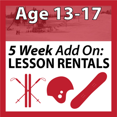 5-Week Lesson Rentals - Ages 13-17