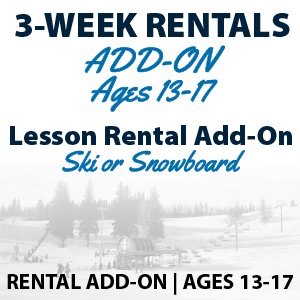 3-Week Lessons Rentals for Ages 13-17