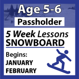 5-Week Board Programs Ages 5-6 - Passholder