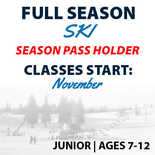 Full Season Ski Program Ages 7-12 - Passholder