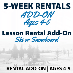 5-Week Lesson Rentals For Ages 4-5