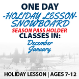Holiday Board Lesson  Program Ages 7-12 - Passholder
