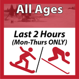 Last 2 Hours - Valid Monday - Thursday Only
