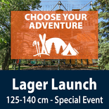 Lager Launch Party 125-140cm tall.