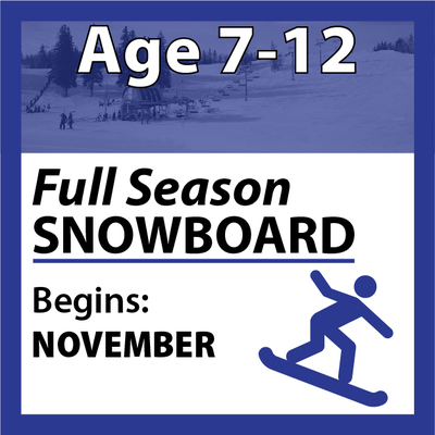 Full Season Board Program Ages 7-12.