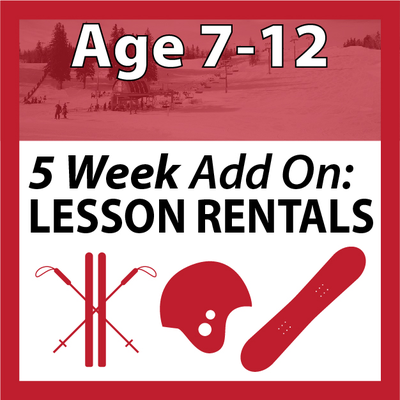 5-Week Lesson Rentals - Ages 7 - 12