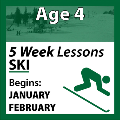 5-Week Ski Programs Age 4