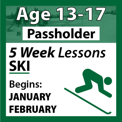 5-Week Ski Program Ages 13-17