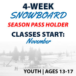 4-Week Youth Board Program Age 13-17 - Passholder