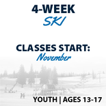 4-Week SKI Program Ages 13-17